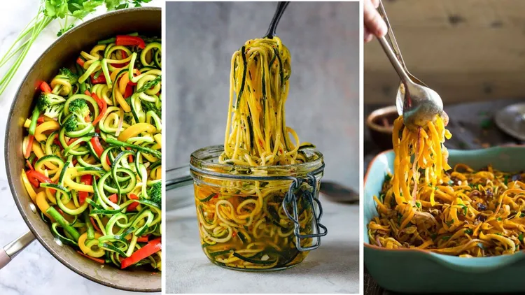 A Spiralized Veggie Noodle - Healthy yet tasty